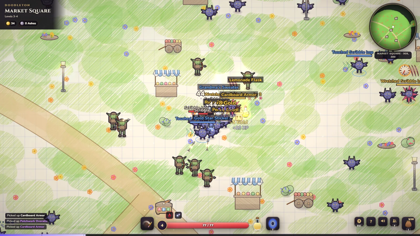 Loot rains in Market Square