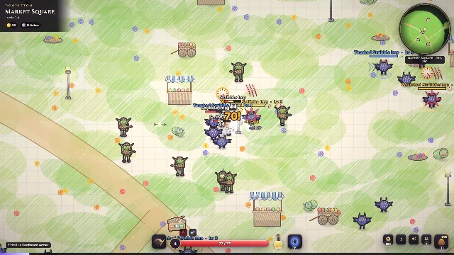 Doodleton, the first zone